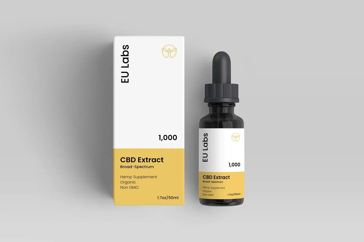 Broad-spectrum 1000mg CBD oil 50ml bottle, THC-free — CBD Oil Adelaide