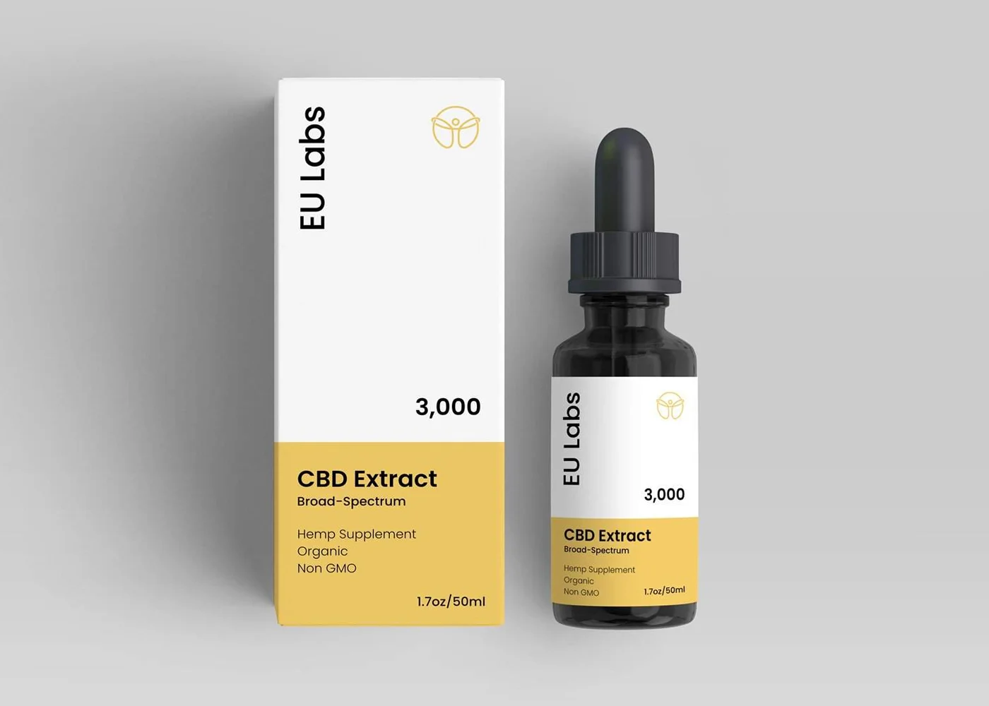 Broad-spectrum 3000mg CBD oil 50ml bottle, THC-free — CBD Oil Adelaide